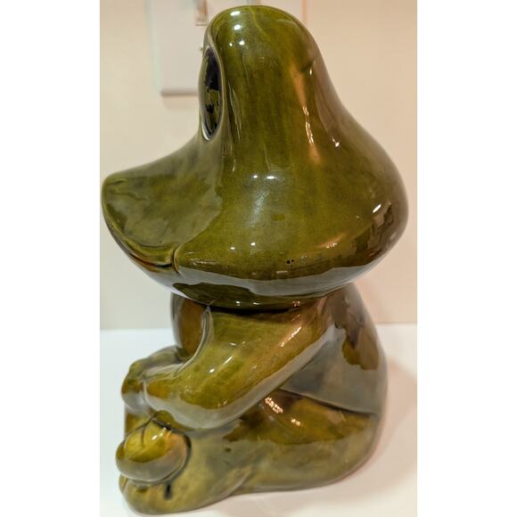 Vintage Neil The Frog Cookie Jar - 1970’s Sears Ceramic Canister 906 USA - Picture 5 of 13